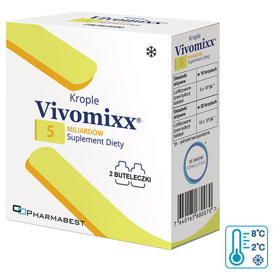 Vivomixx-Tropfen 5 Milliarden, 2 x 5 ml