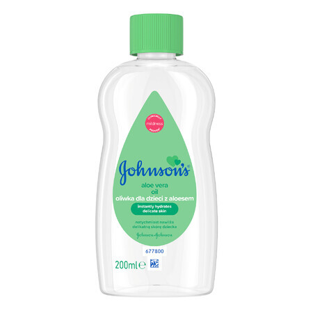 Johnson's, Babyöl, mit Aloe Vera, 200 ml