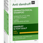 Vichy Dercos Anti Dandruff DS, șampon anti-mătreață, păr uscat, 200 ml