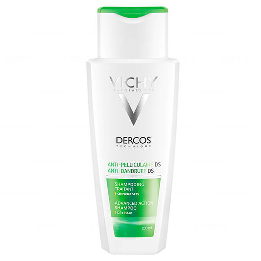 Vichy Dercos Anti Dandruff DS, șampon anti-mătreață, păr uscat, 200 ml