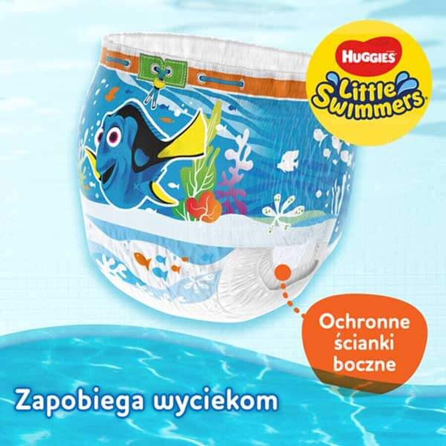 Huggies Little Swimmers, culotte de bain, Where's Dory, taille 3-4, 7-15 kg, 12 pièces