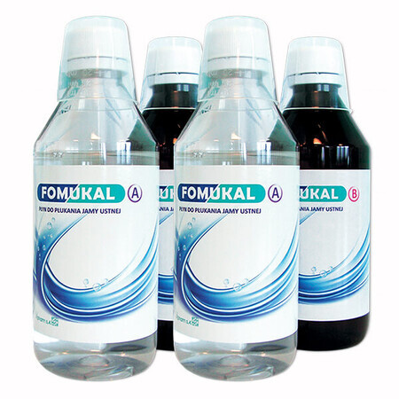 Fomukal, mouthwash, 2 x 225 ml + 2 x 225 ml