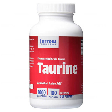 Jarrow Formulas Taurine, taurină 1000 mg, 100 capsule