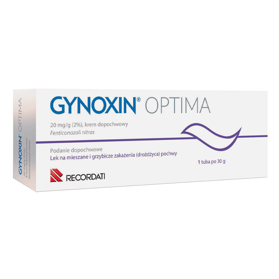 Gynoxin, 20 mg/g (2%), vaginal cream, 30 g