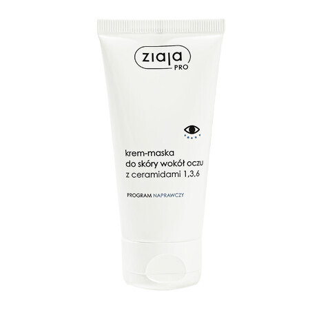 Ziaja Pro, Augencreme-Maske für die Haut um die Augen mit Ceramiden 1,3,6, 50 ml