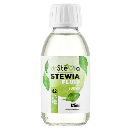 Dr Stevia Stevia Fluid, îndulcitor, 125 ml