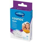 Cosmos Aqua, waterbestendige pleisters met verband, 20 stuks