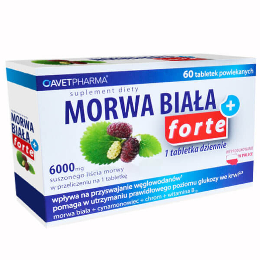 Mulberry White Plus Forte, 60 film-coated tablets