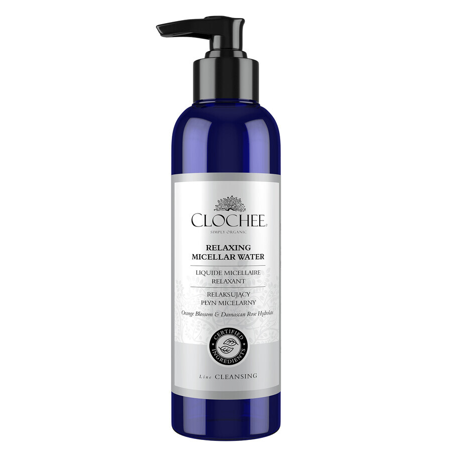 Clochee Simply Organic, loción micelar recalmante, 250 ml