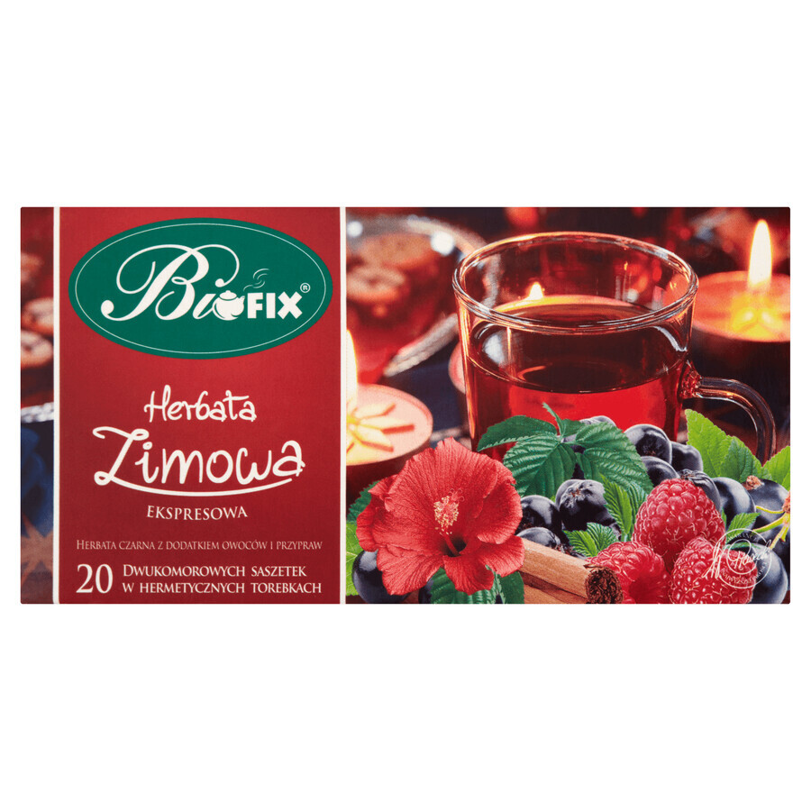 Bi Fix, ceai premium de fructe de iarnă, 20 pliculețe