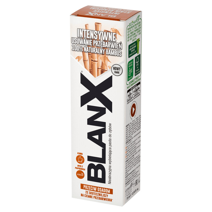 BlanX Anti-Ablagerungen Whitening Zahnpasta, 75 ml