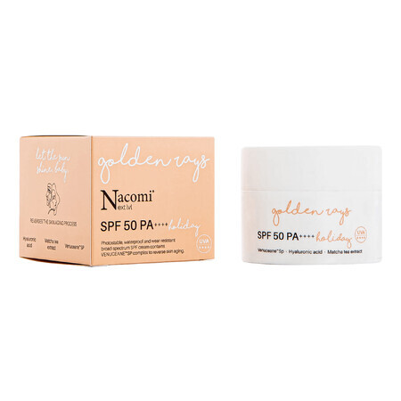 Nacomi Next Level Holiday Moisturizing Face Sunscreen SPF 50 50ml