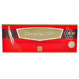 Ginseng 200, Ginseng, Gelée Royale und Honig, 10 Fläschchen zu je 10 ml