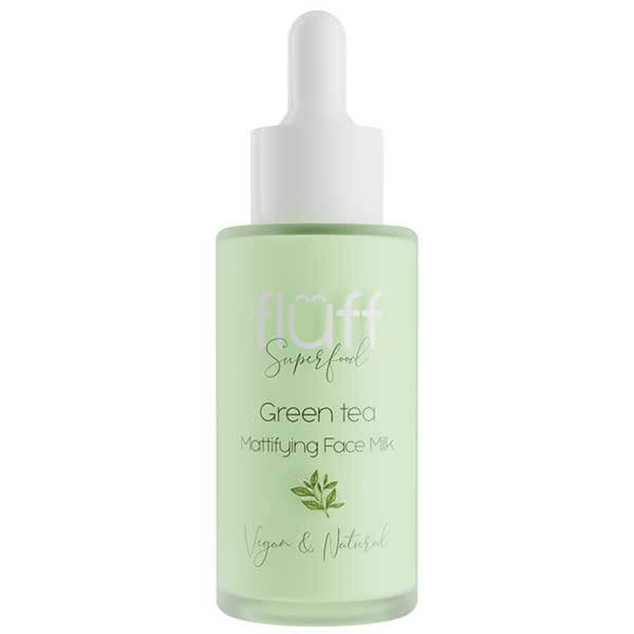 Fluff Superfood, mattifying face milk, green tea, 40 ml