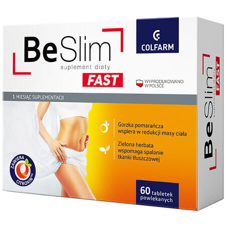 Be Slim Fast, 60 film-coated tablets