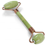 Fluff, facial massage roller, jade green