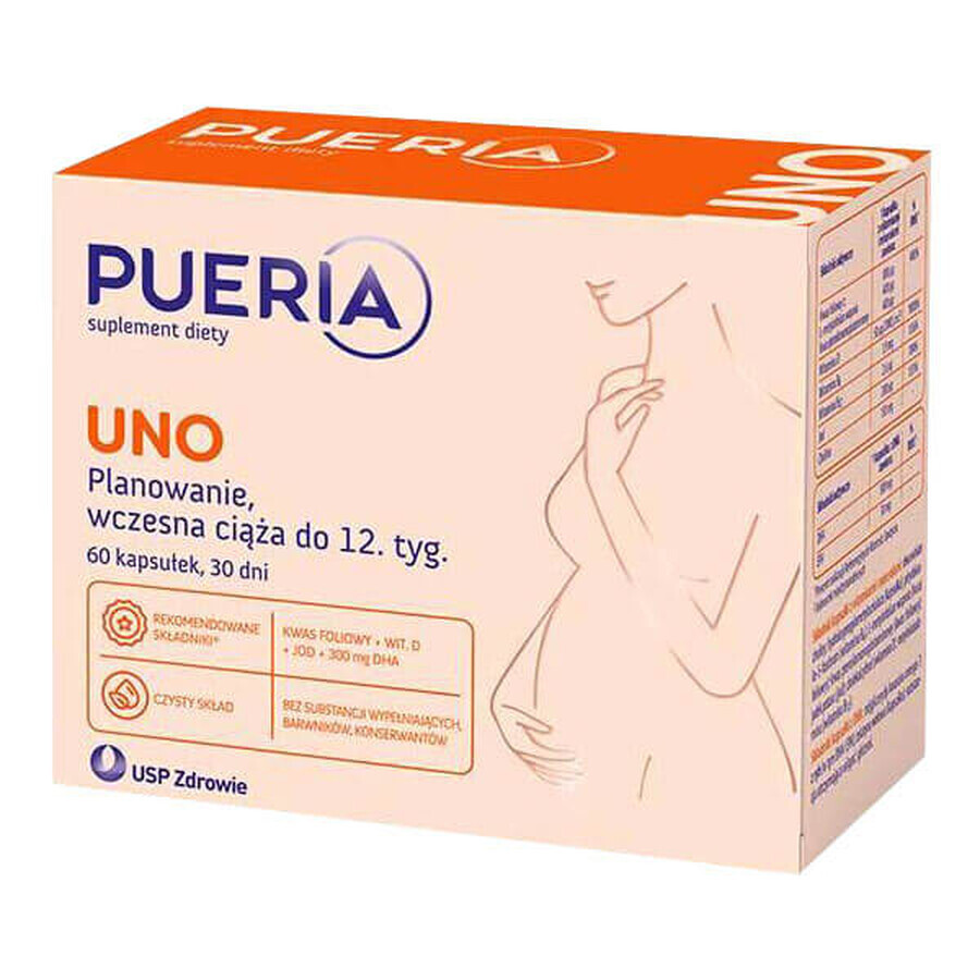 Pueria Uno, 60 capsules