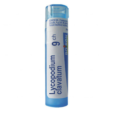 Boiron, Lycopodium clavatum 9 CH, granules, 4 g