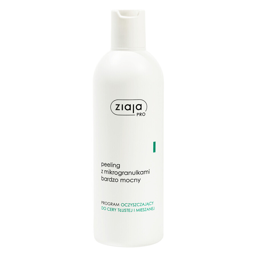 Ziaja Pro, peeling met microkorrels, zeer sterk, voor vette en gemengde huid, 270 ml