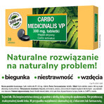 Carbo medicinalis VP 300 mg, carbone attivo, 20 compresse