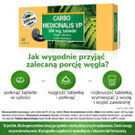 Carbo medicinalis VP 300 mg, carbone attivo, 20 compresse