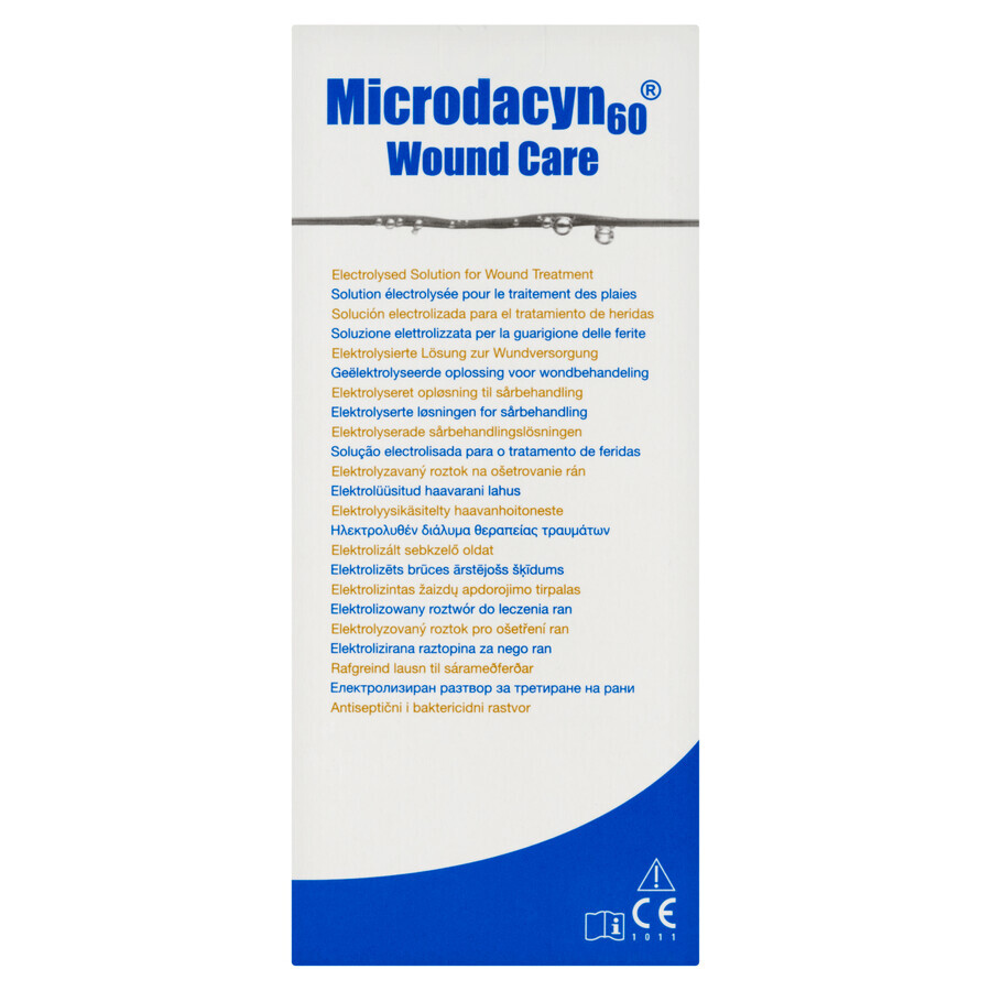 Microdacyn 60 Wound Care, elektrolytische Wundpflegelösung, 250 ml