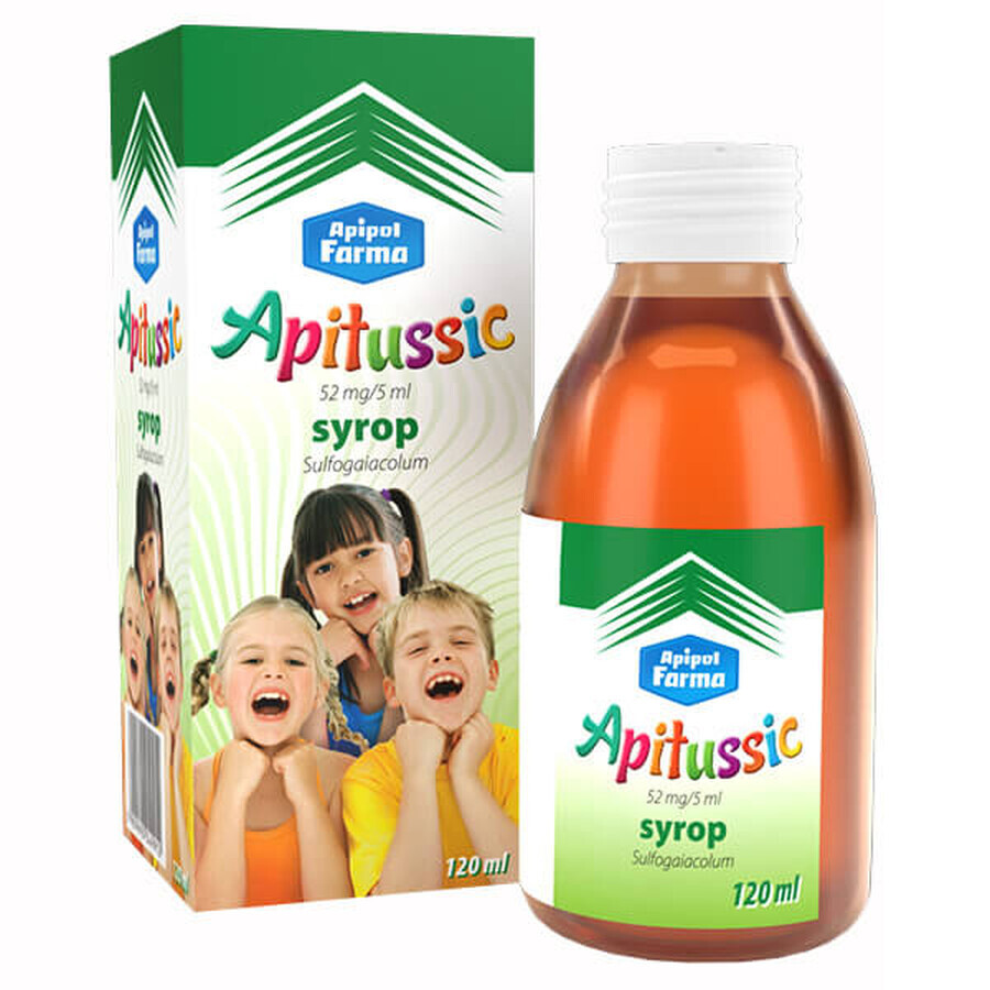 Apitussic 52 mg/ 5 ml, Sirup für Kinder und Erwachsene, 120 ml