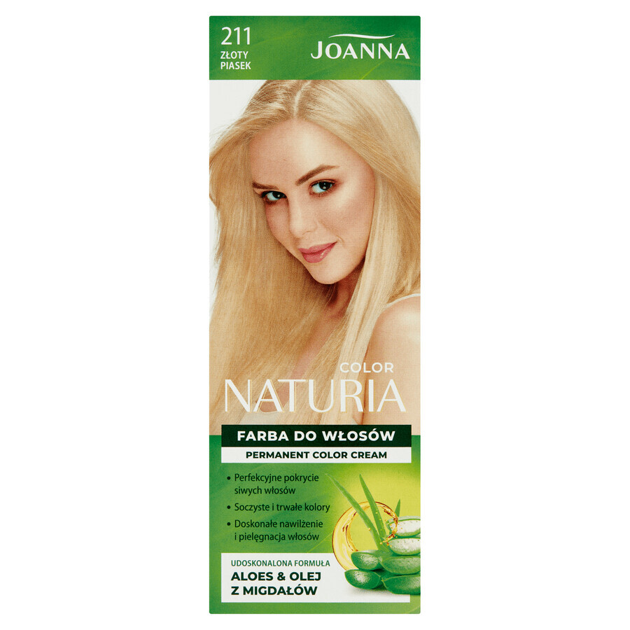 Joanna Naturia Color, haarverf, 211 gouden zand