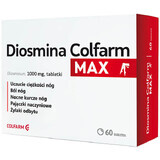 Diosmine Colfarm Max 1000 mg, 60 tabletten