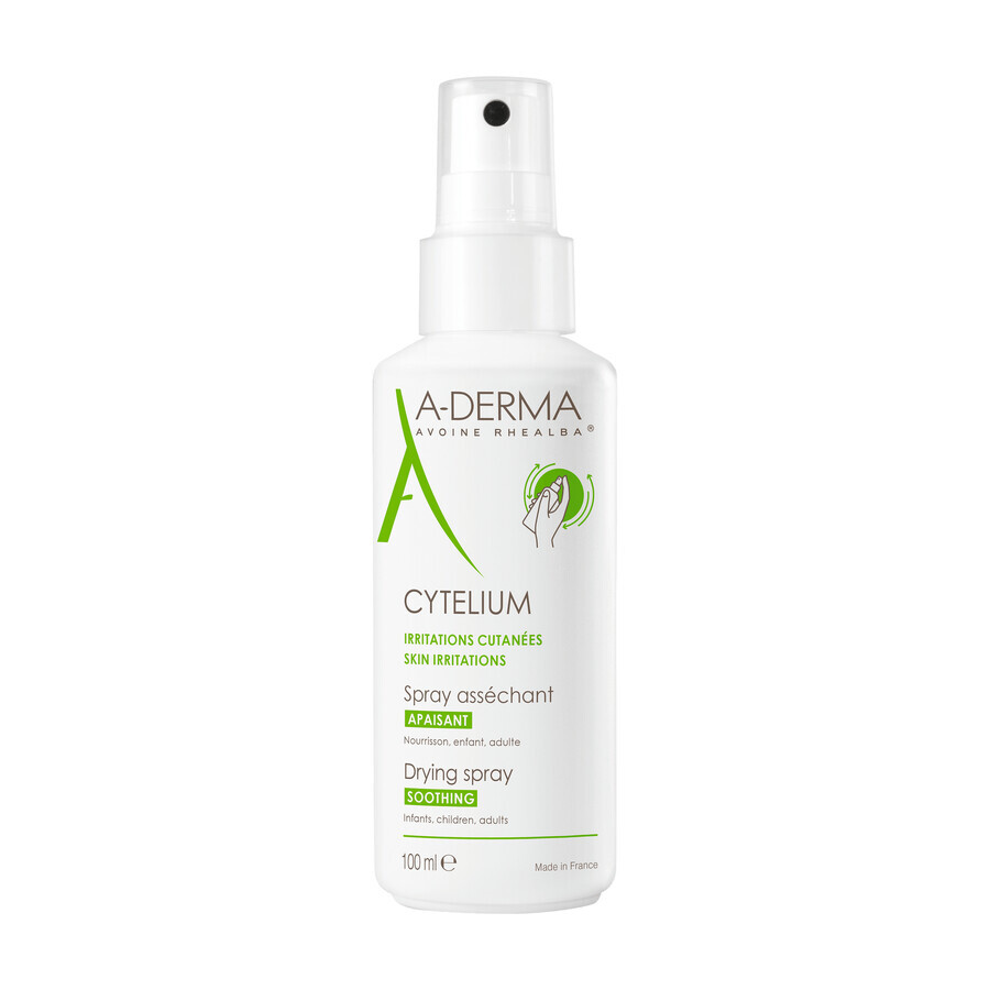 A-Derma Cytelium, Trocknungsspray für nässende Reizungen, für Gesicht und Körper, 100 ml