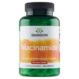 Swanson Niacinamide, Niacin 250mg, 250 Capsules