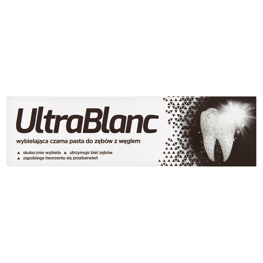 UltraBlanc, aufhellende Zahnpasta mit Aktivkohle, 75 ml