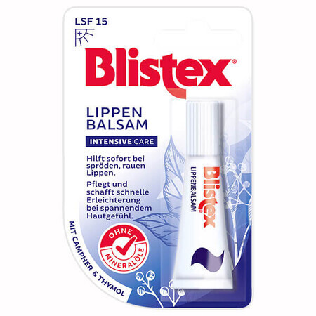 Blistex Cuidado Intensivo, bálsamo labial, SPF 15, 6 ml