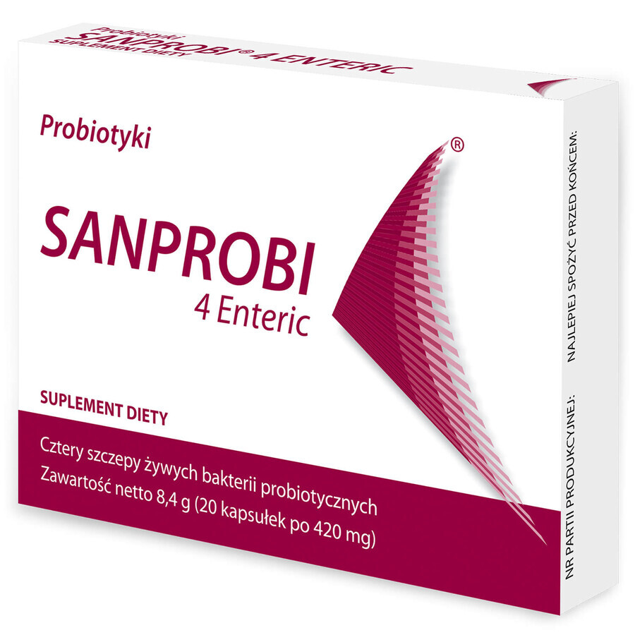 Sanprobi 4 Enteric, 20 Kapseln