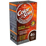 Color&amp;Soin, hair dye, 4 g, hazelnut, 135 ml