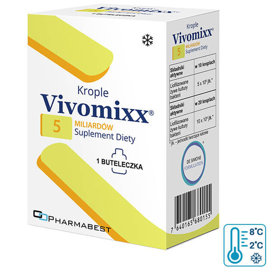 Vivomixx Drops 5 miliarde, 5 ml