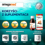 Omegamed Immunity DHA, Sirup für Kinder ab 1 Jahr, Orangengeschmack, 140 ml VERUNREINIGTE VERPACKUNG