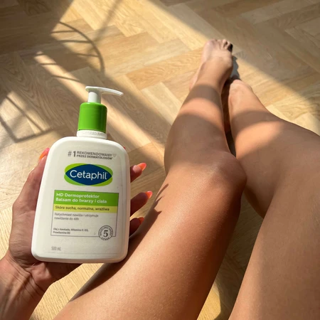 Cetaphil MD Dermoprotector, loțiune hidratantă pentru față și corp, piele uscată și sensibilă, cu pompă, 500 ml