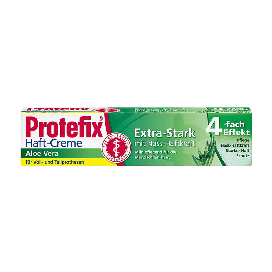 Protefix Denture Fixing Cream with Aloe Vera Extra Strong 4x Effect 47g