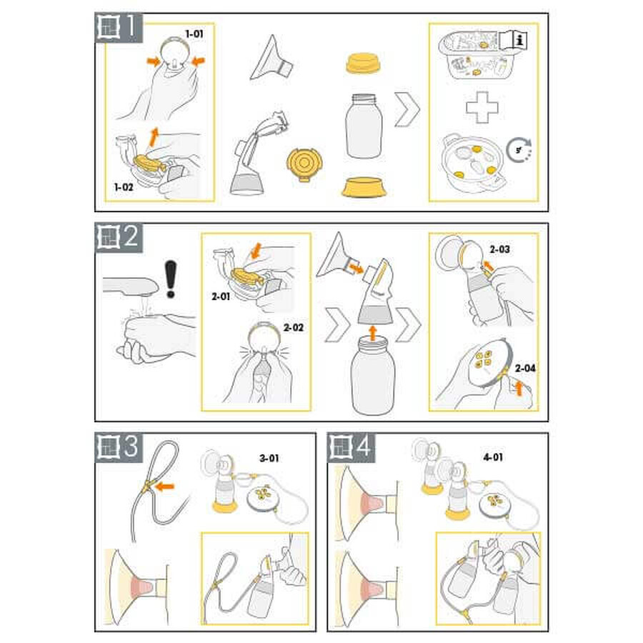 Medela Swing Maxi, electric breast pump for two breasts, biphasic, 1 pc.