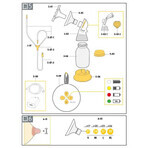 Medela Swing Maxi, electric breast pump for two breasts, biphasic, 1 pc.