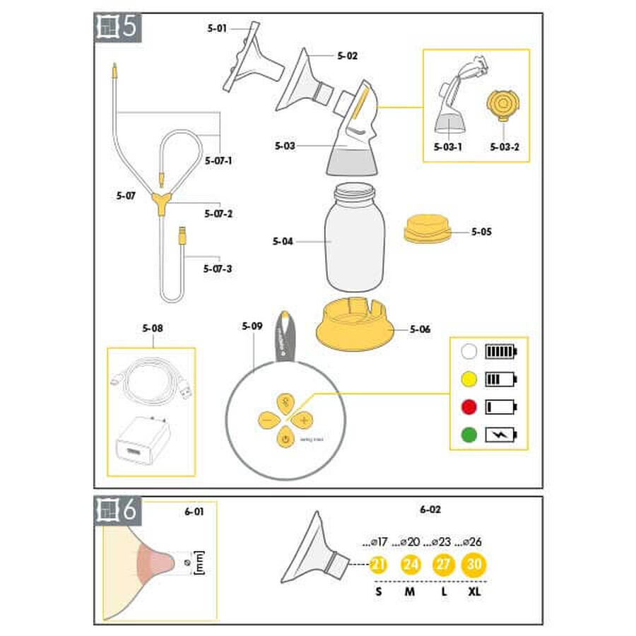 Medela Swing Maxi, electric breast pump for two breasts, biphasic, 1 pc.