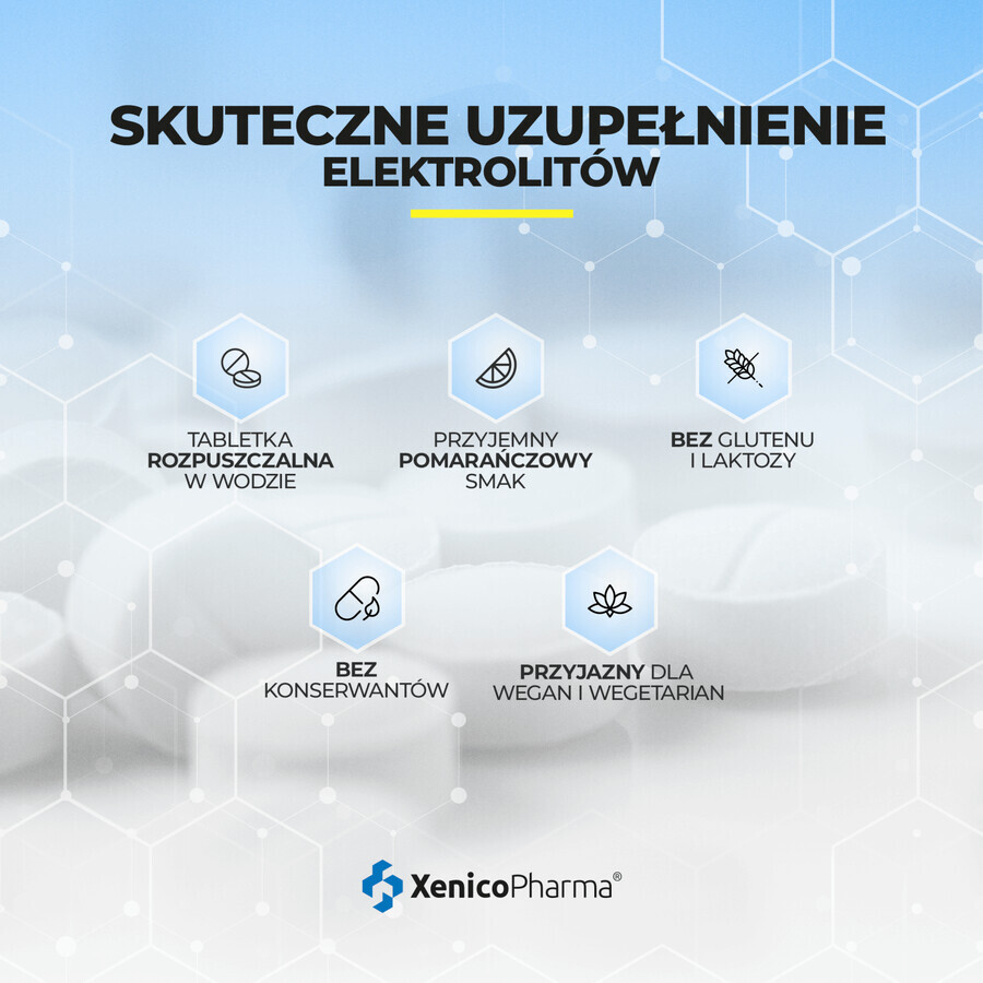 Litoxen Elektrolity, Orangengeschmack, 2 x 20 Brausetabletten VERUNREINIGTE VERPACKUNG