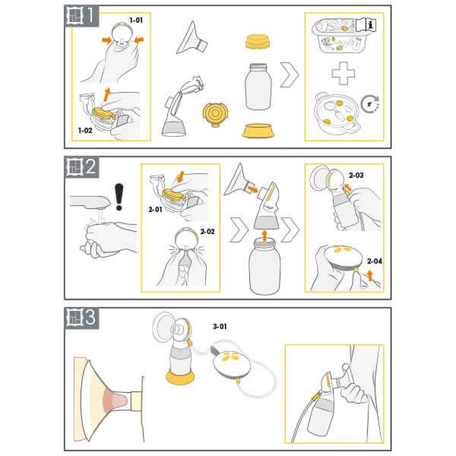 Medela Solo, elektrische Milchpumpe, einzeln, biphasisch, 1 Stk.