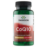 Swanson CoQ10, coenzyme Q10 120 mg, 100 capsules