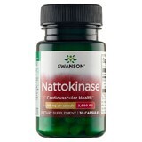 Swanson Nattokinase, nattokinase 2000 FU 100 mg, 30 capsules