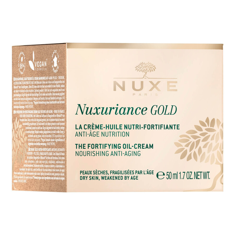 Nuxe Nuxuriance Gold, cremă de față ultra hrănitoare cu ulei, 50 ml