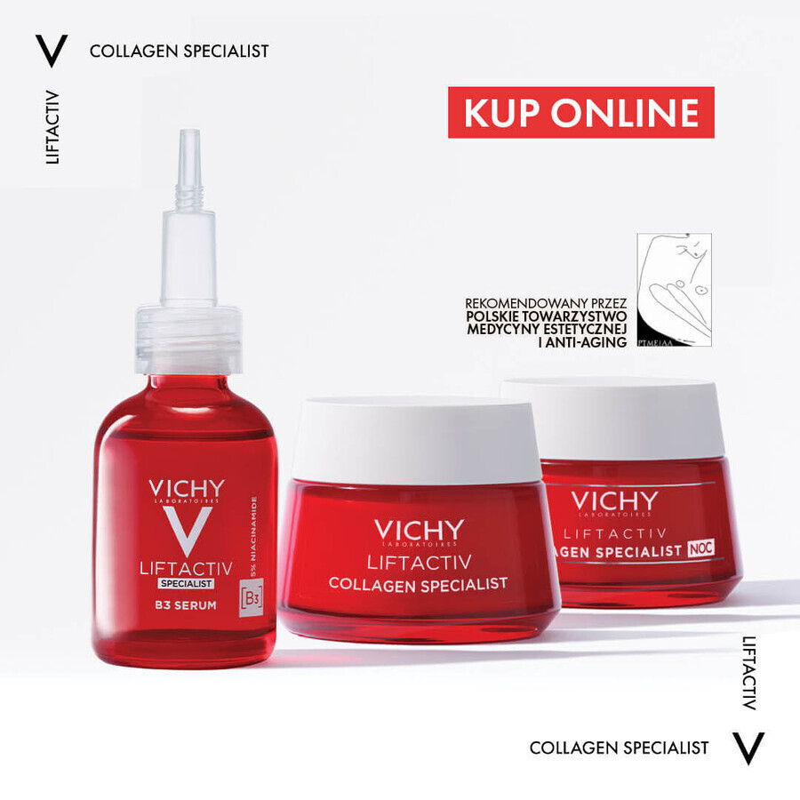 Vichy Liftactiv Collagen Specialist, Anti-Falten-Creme, alle Hauttypen, 50 ml