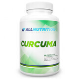 Allnutrition, Curcuma, curcuma 1000 mg, 90 gélules