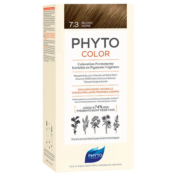 Phyto Color, Haarfärbemittel, 7/3 goldblond, 50 ml